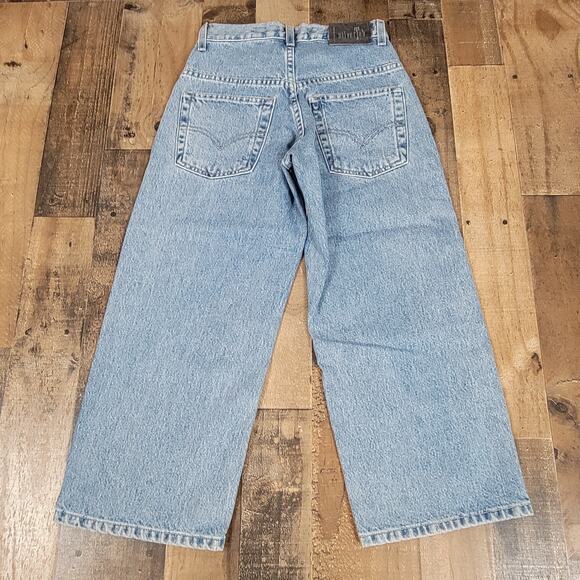 Levis Silver Tab Straight + Loose Boys Youth 8‎ XS Denim Blue Jeans Casual - Picture 5 of 12